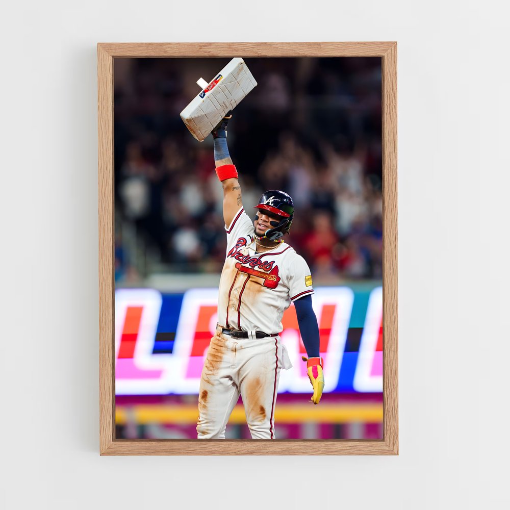 Poster Ronald acuna – affiche Baseball (vue 4)